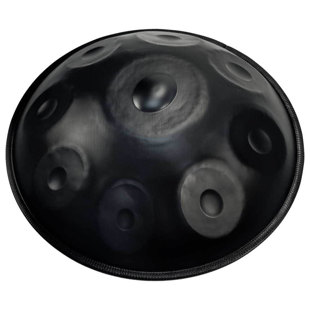 Handpan Drums Pure Black 22 Inches 9 Notes D Minor Kurd Scale Hangdrum ...