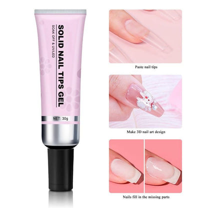 Lighteme Magic Solid Nail Glue Kit for Press-On Nails