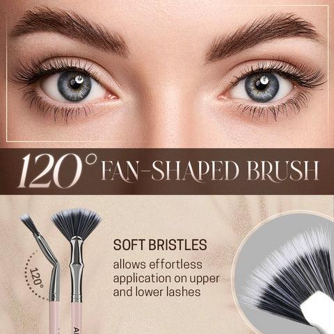 Lighteme Angled Fan-Shaped Eyelash Brush