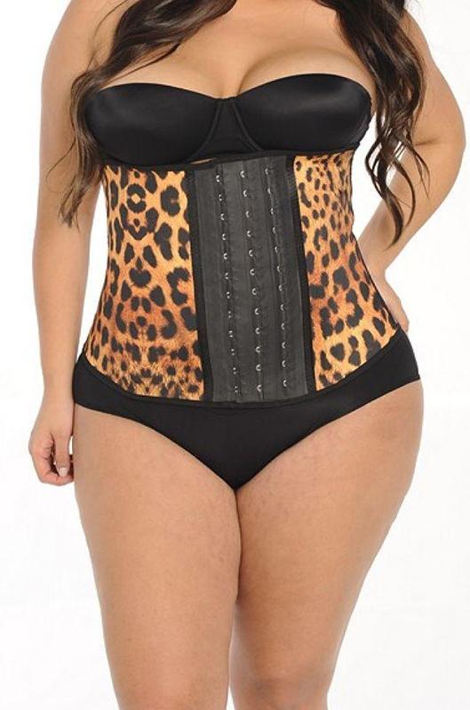 Lighteme Plus Size Leopard Waist Trainer 💖