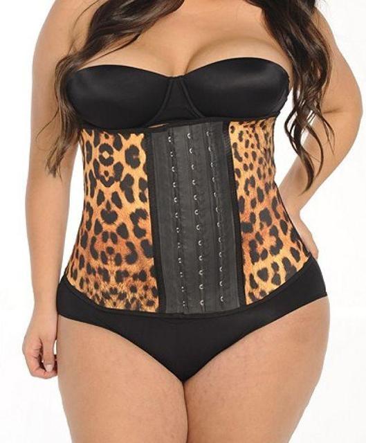 Lighteme Plus Size Leopard Waist Trainer 💖