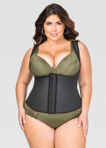 Lighteme Plus Size 3 Hook Waist Trainer ~ Naturally Burn Fat!