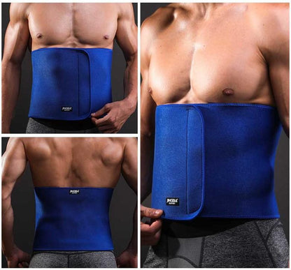 Lighteme Men's Weight Loss Sweat Belt - Stomach Trimming Waist Trainer!