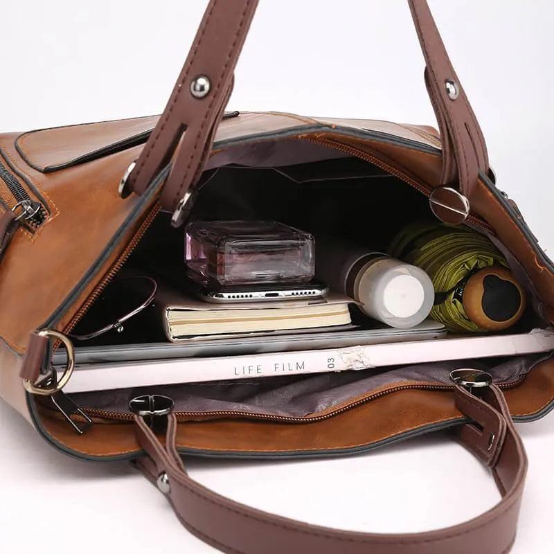 Lighteme Leather shoulder bag The Fashion you need