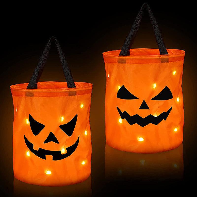 Lighteme - Halloween Pumpkin Buckets with LED lights | BUY 1 GET 1 FREE (2PCS)