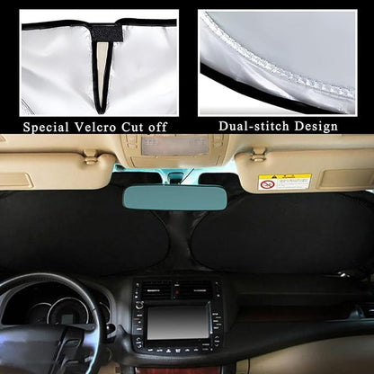 Lighteme Car Windshield Sun Shade Cover