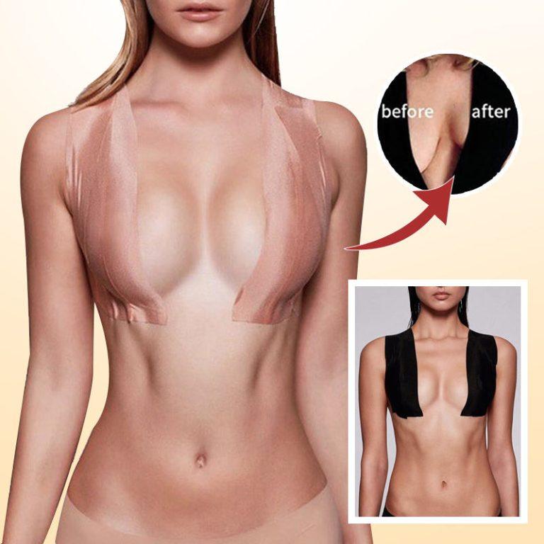 Lighteme 1+1 Free | Invisible Bra Breast Lift Nipple Cover Tape