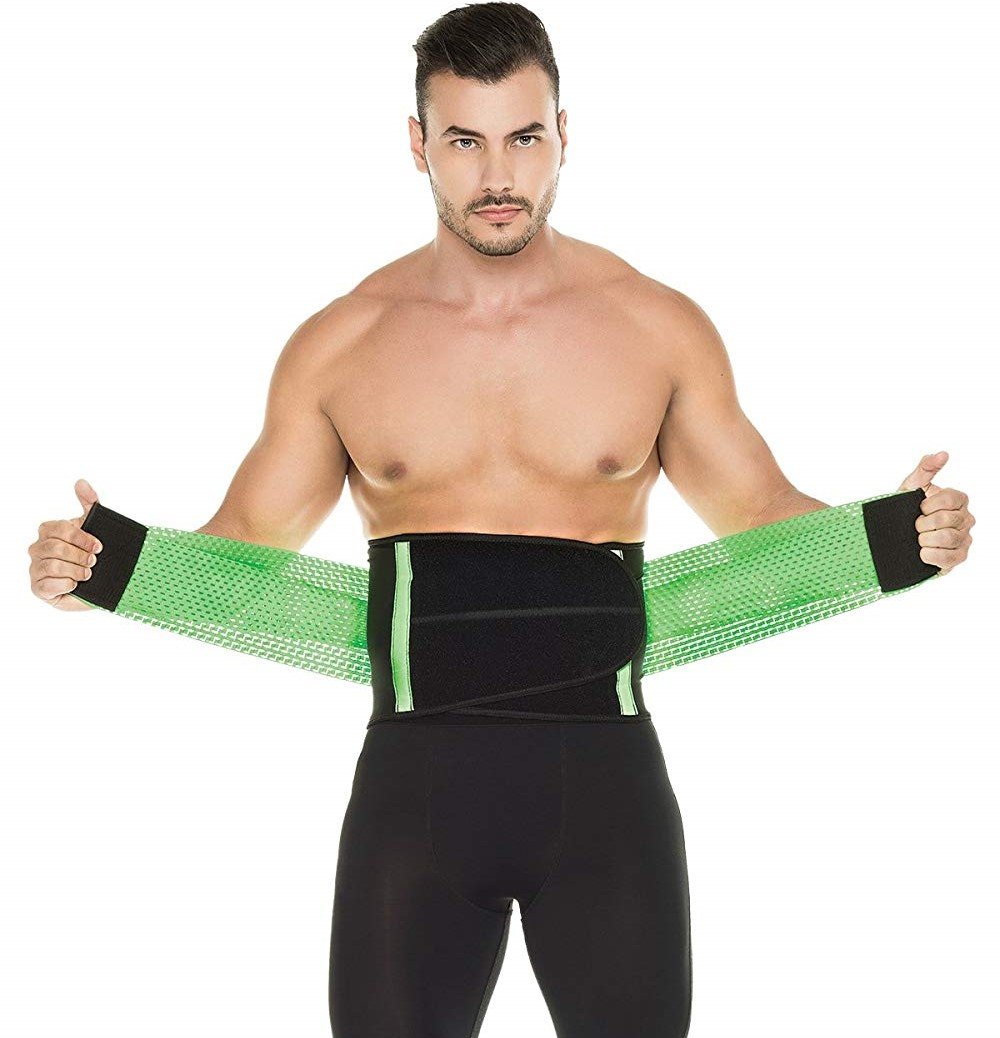 Lighteme Sweat Belt for Men - Waist Trainer - Burn Stomach Fat!