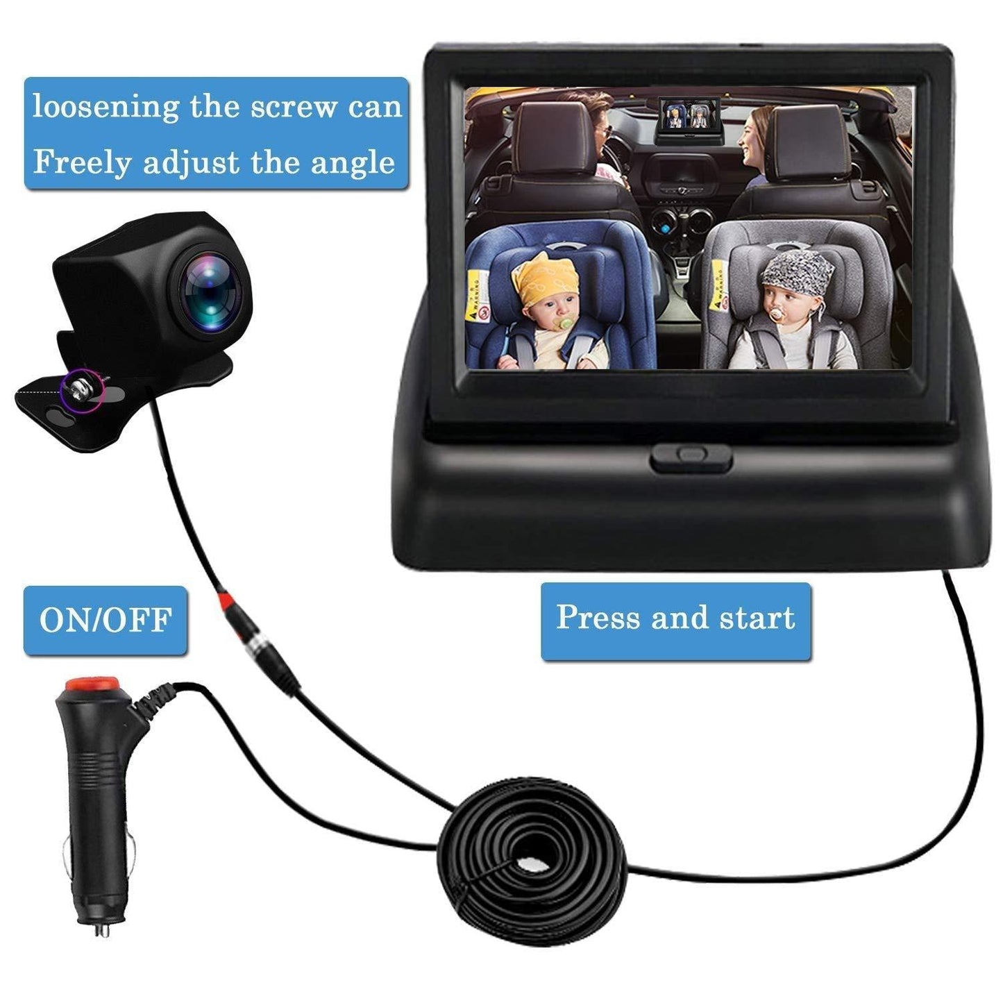 Lighteme Baby Cam - Baby car camera