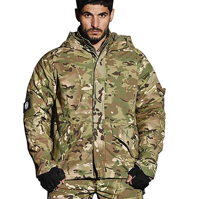 Lighteme G8 Soft Shell Tactical Jacket Coat Military Fleece Hooded