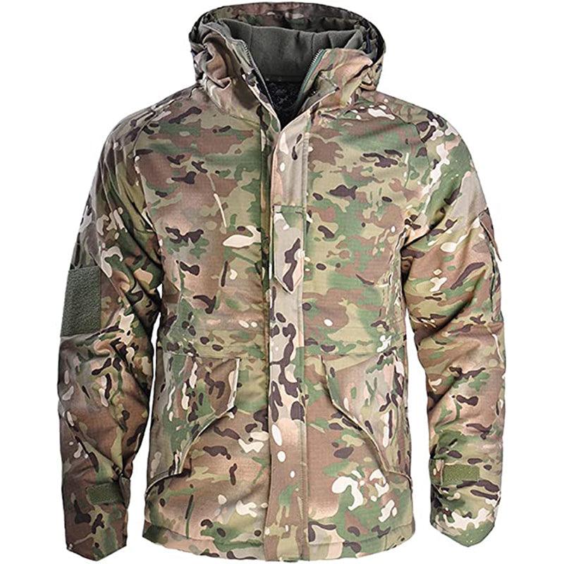 Lighteme G8 Soft Shell Tactical Jacket Coat Military Fleece Hooded