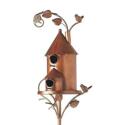 Lighteme Garden decoration metal bird house