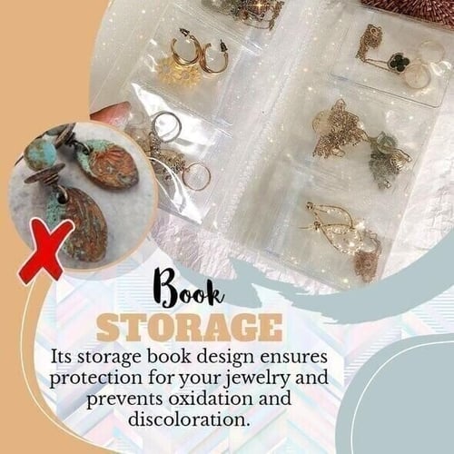 Lighteme Transparent Jewelry Storage Book