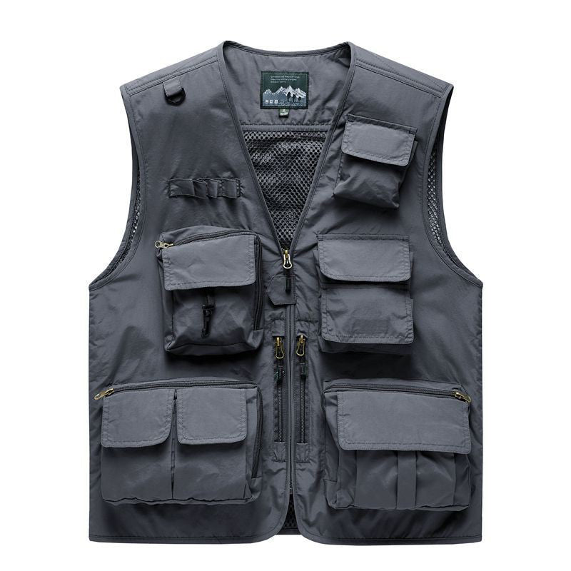 Lighteme Men’s Lightweight Utility Cargo Vest