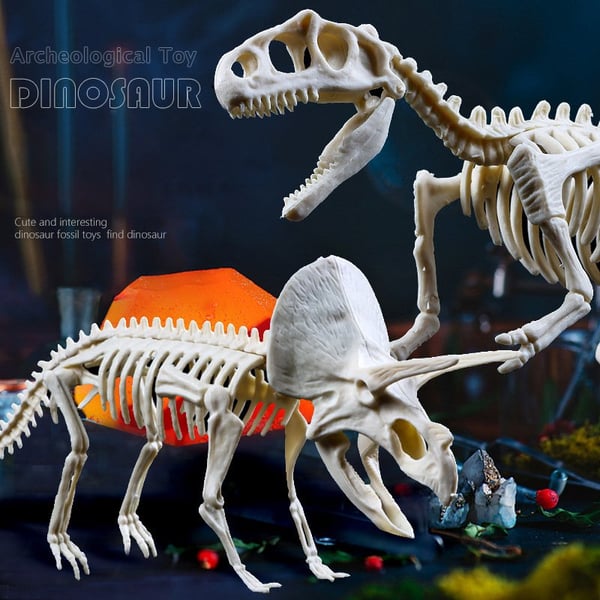 Lighteme Dinosaur Fossil Digging Kit for Kids - Complete Set