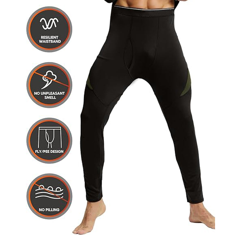 Lighteme Men's Stretch Thermal Underwear Tactical Sports Shapewear Set