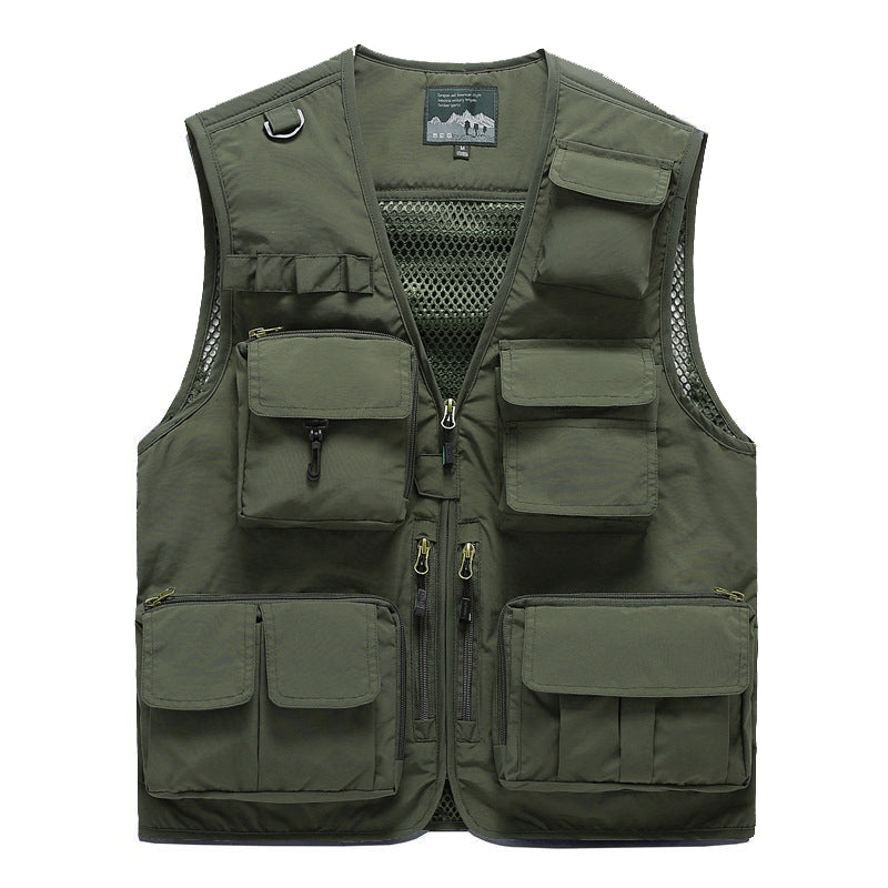 Lighteme Men’s Lightweight Utility Cargo Vest