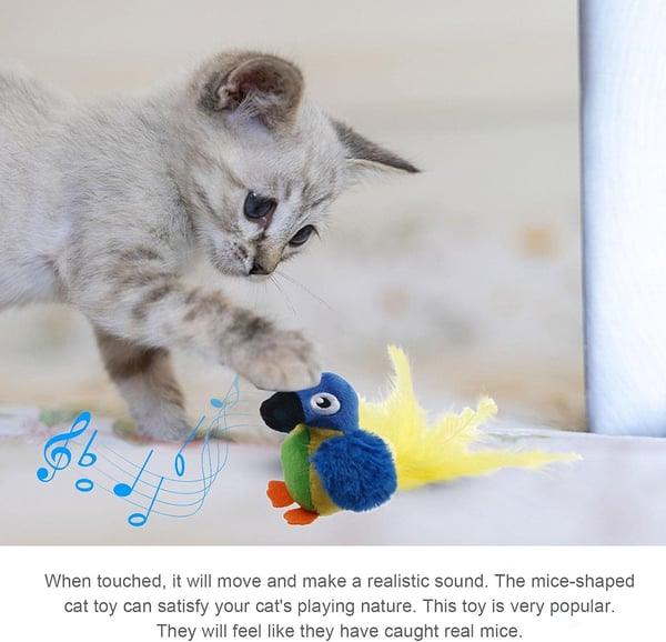 Lighteme Interactive Chirping Bird Cat Toy