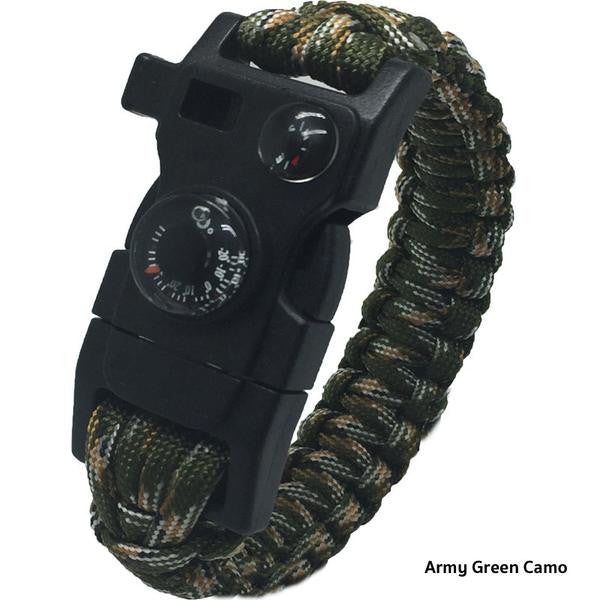 Lighteme Survival 15 in 1 Paracord Bracelet