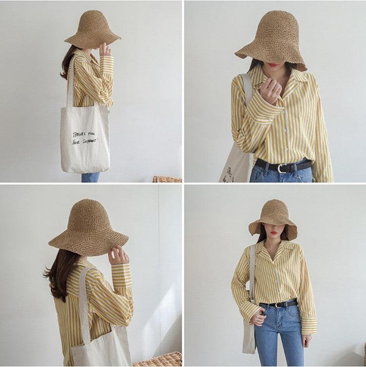 Lighteme Foldable Straw Hat