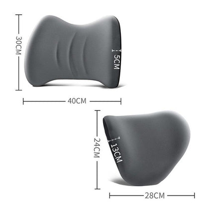 Lighteme Ergonomic Car Seat Headrest & Lumbar Cushion