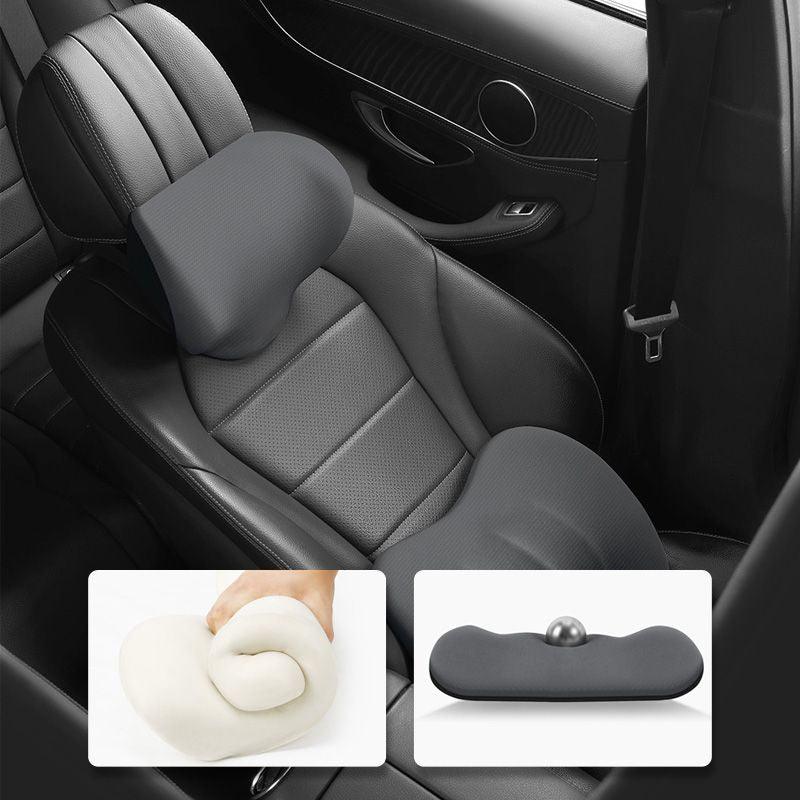 Lighteme Ergonomic Car Seat Headrest & Lumbar Cushion