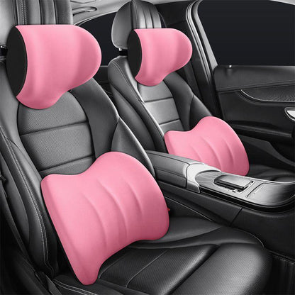 Lighteme Ergonomic Car Seat Headrest & Lumbar Cushion