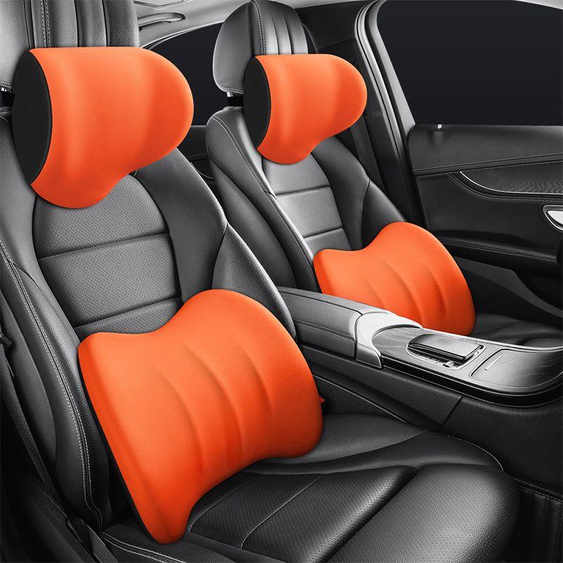 Lighteme Ergonomic Car Seat Headrest & Lumbar Cushion