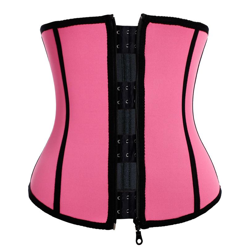 Lighteme Plus Size "Clip & Zip" Waist Trainer - 3 Hook & Zippered Body Shaper!