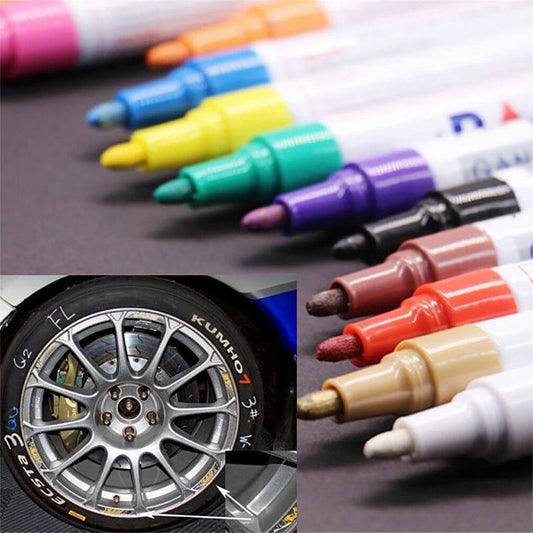 Lighteme Waterproof Paint Pens for Car Tires 8 Pack