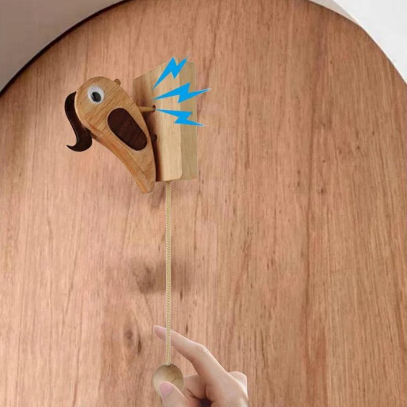 Lighteme Handcrafted Wooden Woodpecker Doorbell