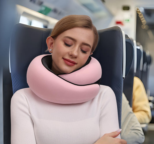 Lighteme ErgoComfort Travel Neck Pillow for Superior Support