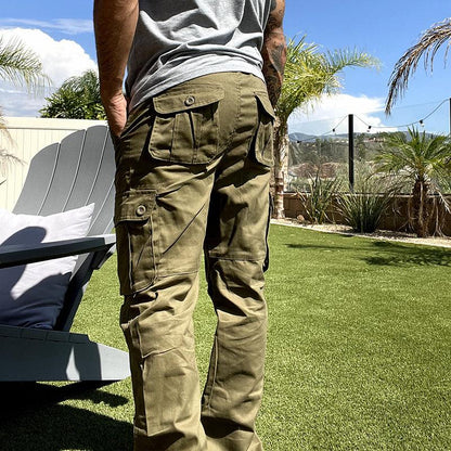 Lighteme Men's Cargo Pants Wear-resistant Work Pants