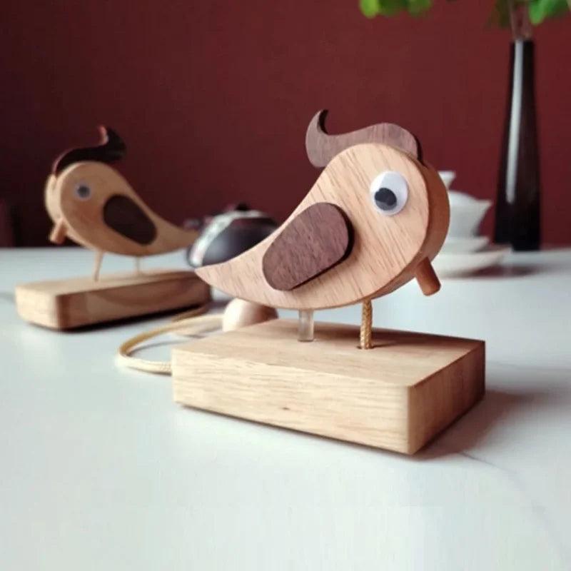 Lighteme Handcrafted Wooden Woodpecker Doorbell