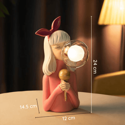 Lighteme Bubble blowing girl lamp - The cutest lighting idea there is!