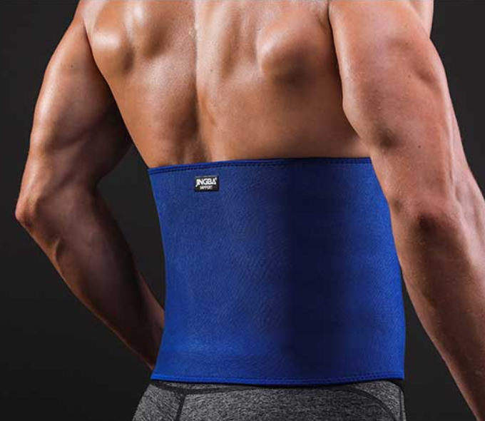 Lighteme Men's Weight Loss Sweat Belt - Stomach Trimming Waist Trainer!