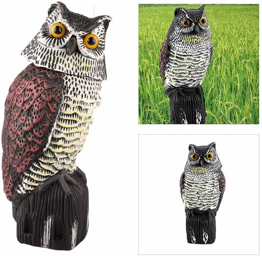 Lighteme Owl lure with rotating head - The owl with rotating head keeps watch