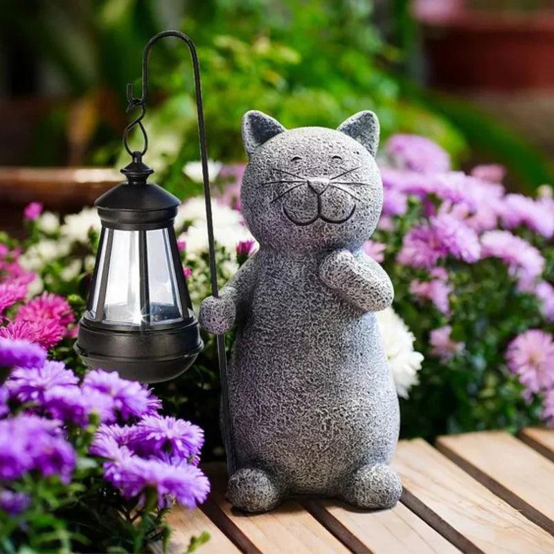 Lighteme Cat Lantern Solarbetriebene Beleuchtung