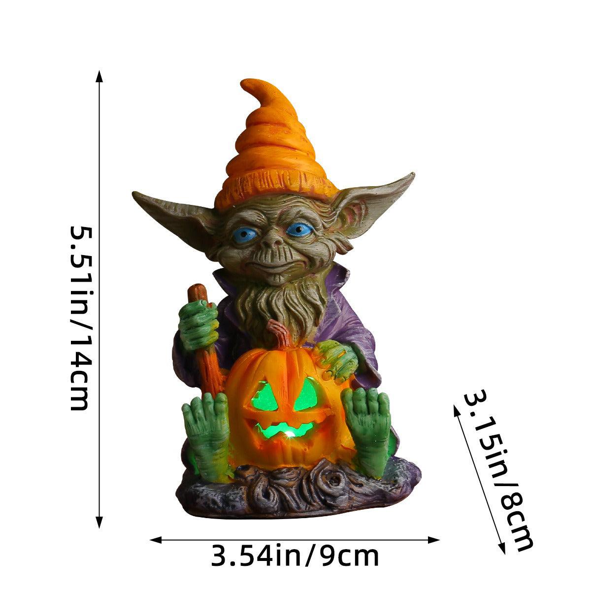 Lighteme - Halloween Resin Statue with Pumpkin Lamp | BUY 1 GET 1 FREE