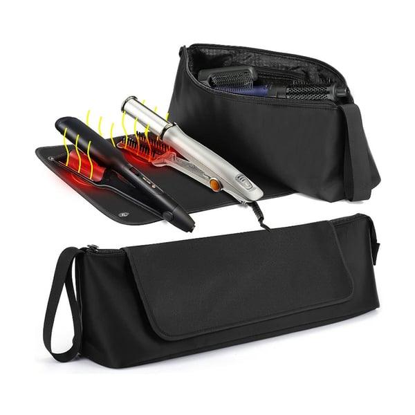 Lighteme Hair Tools Travel Bag with Heat-Resistant Mat