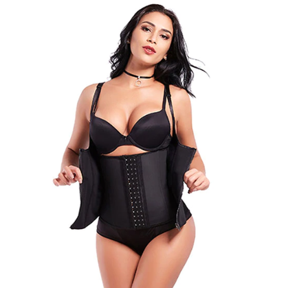 Lighteme New Body Shaper - Waist Trainer Zipper Corset Vest!