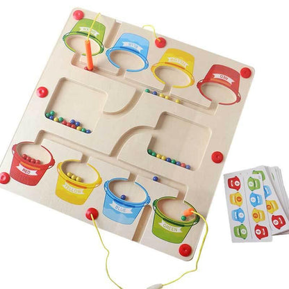 Lighteme Magnetic Maze Color and Number Maze Toy