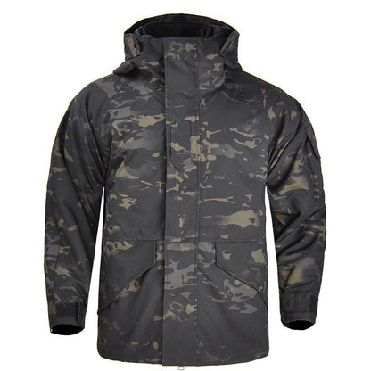 Lighteme G8 Soft Shell Tactical Jacket Coat Military Fleece Hooded