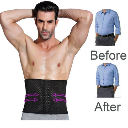 Lighteme Premium Men's Waist Trainer - 3 Adjustable Hooks