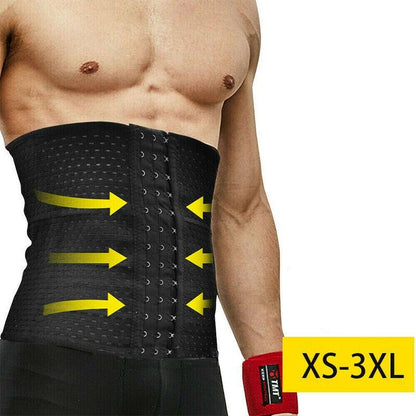 Lighteme Premium Men's Waist Trainer - 3 Adjustable Hooks