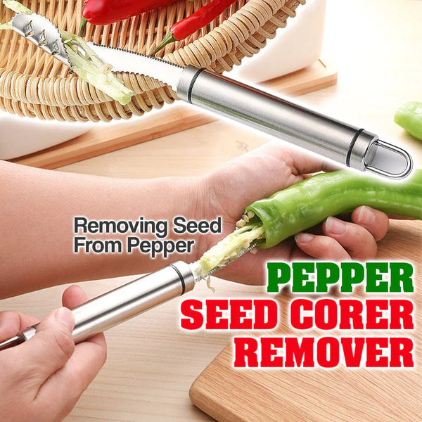 Lighteme Steel Pepper Corer & Seed Remover