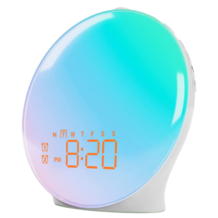 Lighteme Sunrise wakeup light alarm clock to wake up naturally