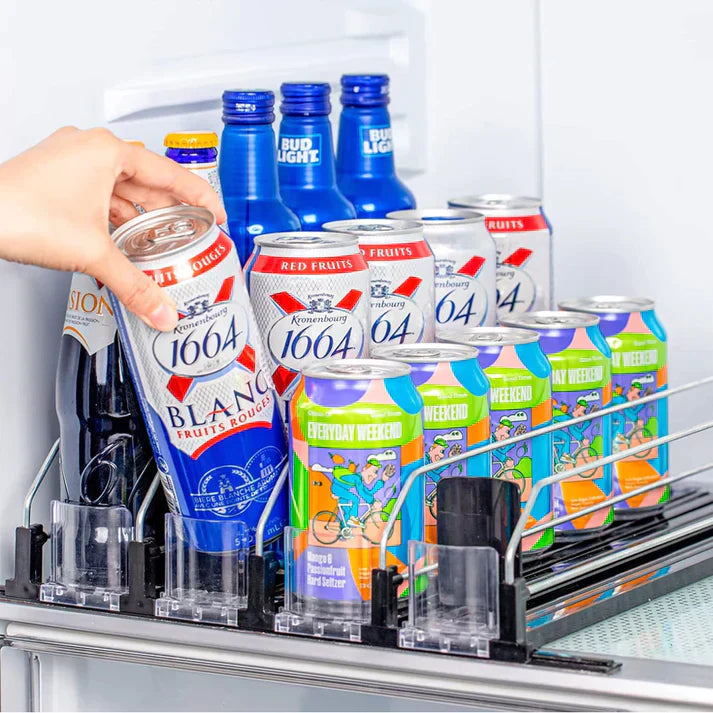 Lighteme Refrigerator beverage storage rack - Finally an organized fridge