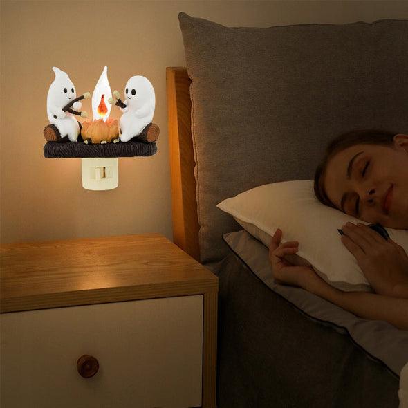 Lighteme Halloween Ghost Campfire Flickering Nightlight