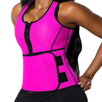 Lighteme Plus Size Upper Body Sauna Vest & Waist Trainer in ONE!